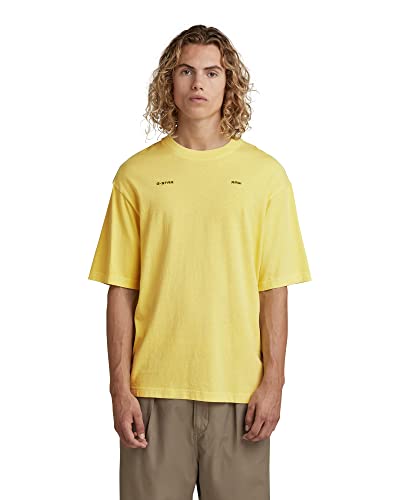 G-Star Raw Unisex Boxy Base Gd T-Shirt, Camisetas Para Hombre, Amarillo Lemonade Gd D21545-C756-D154 , Xs G-Star Raw Unisex Boxy Base Gd T-Shirt, Camisetas Para Hombre, Amarillo Lemonade Gd D21545-C756-D154 , Xs