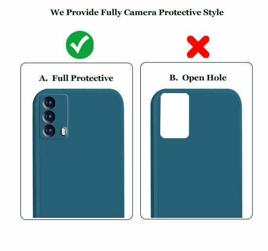 Image of A rtistque Liquid TPU Silicone Matte Shockproof Flexible with Camera Protection Soft Back Cover Case for Vivo iQOO Z5 5G - Blue