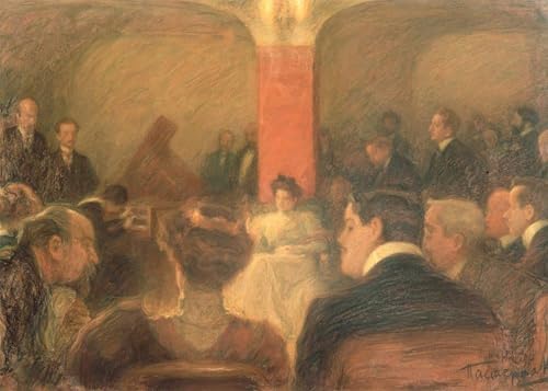 Pinturas murales de Leonid Osipovic Pasternak en lienzo de 60x90cm