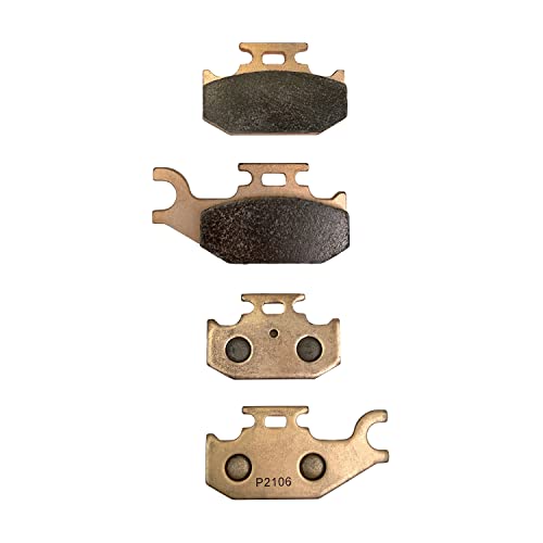 Demon Powersports Rear Left/Right & Front Right Sintered Brake Pads for Can-Am/Bombardier/E-TON/Suzuki, Sintered Metallic Material Better Grip, Reduced Brake Fade (See Fitment Details in Description)