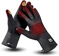 WEIVIOQ Heated Glove Liners for Men Women, Rechargeable Battery Electric Heated Gloves, Winter Warm Glove Liners for Arthritis Raynaud, Thin Gloves Riding Ski Snowboarding Hiking Cycling