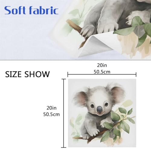 Servilletas de Tela Koala Cute 6pcs 20x20 pulgadas miniatura 2