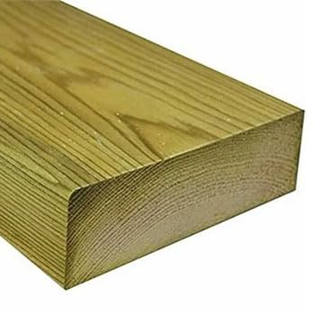 Generic - Pressure Treated Softwood Timber 6" x 2" (145mm x 45mm) - 2.4 Metres (Pack of 2-4.8m)