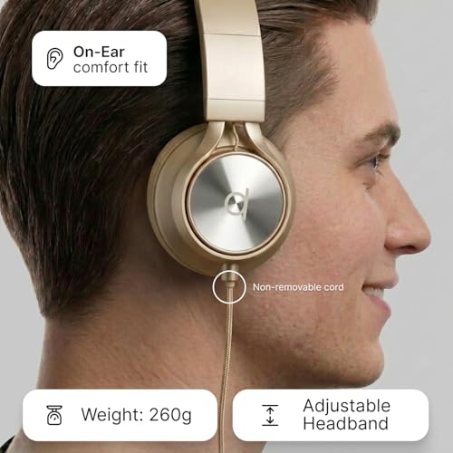 Image of ARTIX Wired Headphones for Kids & Adults - Built-in Mic & Volume Control, Kids Headphones for School & Travel, Girls & Boys Head Phones for Computer, iPad, Chromebook, Tablet, Laptop 3.5mm Aux Cord