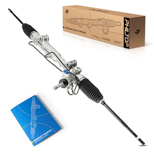 PHILTOP Hydraulic Power Steering Rack and Pinion Assembly Fits Dodge 2011-2020 Grand Caravan, Chrysler 2011-2016 Town & Country, 2020-2021 Voyager, Ram 2012-2015 C/V, Replace Part # 22-3084