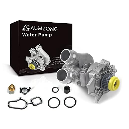 Aumzong Electric Engine Water Pump Assembly Compatible with 2008-2016 Audi A3 A4 A5 A6 Q3 Q5 TT Quattro Allroad VW Beetle CC Eos GTI Jetta Passat 2.0L,Replaces#OE 06H121026CQ 06H121026AB