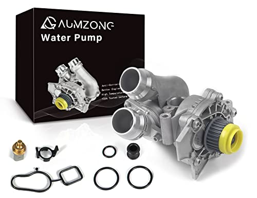 Aumzong Electric Engine Water Pump Assembly Compatible with 2008-2016 Audi A3 A4 A5 A6 Q3 Q5 TT Quattro Allroad VW Beetle CC Eos GTI Jetta Passat 2.0L,Replaces#OE 06H121026CQ 06H121026AB by Aumzong - Used condition - US$40.52