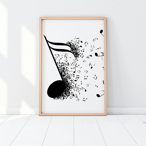 Impression Casque Notes de Musique pour habiller un mur vide sans effort