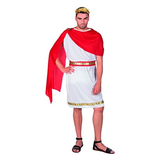 Boland 83805 Costume Jules César pour Adultes, Blanc