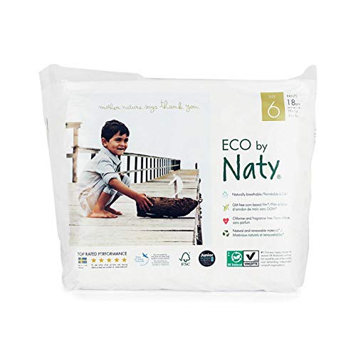 Bragapañal Nº 6 Naty 16+ kg, 18 ud