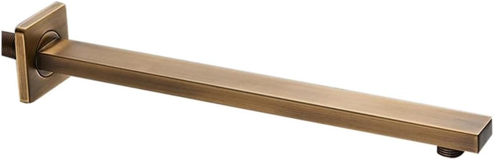 Black G1/2 Wall Mounted Shower Arm Stainless Steel Shower Head Holder Gold Shower Fixed Pipe For Shower Set