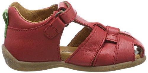 Froddo chaussures bébé marche G2150062-2 en cuir rouge de haute qualité