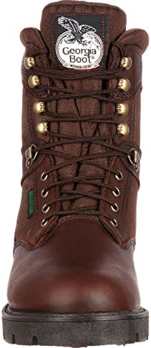 Georgia Boot Men's Homeland 8 Inch Steel Toe Work Shoe, Brown, 12 W US | Image 2