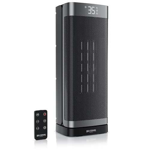 Brandson - Heizlüfter energiesparend leise - Oszillation - mit Fernbedienung - Preisträger - ECO...