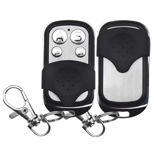 2 Pièces Telecommande Universelle Portail 433,92 Mhz Code Fixe Bip Portail Universelle Telecommande Garage Universelle Sans Fil Coulissant 4 Boutons Touches...