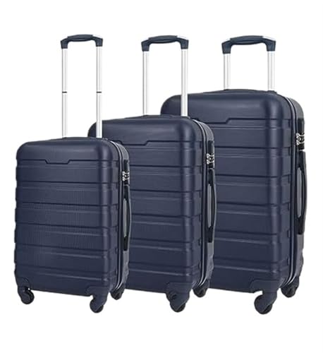 Carry-On Suitcase Sets Hardside With Double Spinner 3 Piece Travel Luggage Set Lightweight Suitcase Luggage Carry On (Color : B, Size : 20+24+28in)