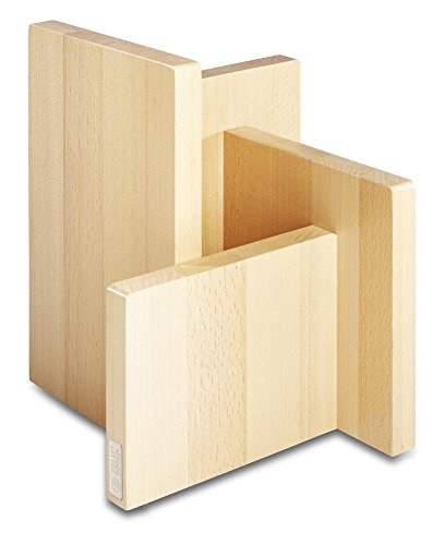 Felix SOLINGEN 909600 Magnet-Messerblock Quattro - Buche massiv - unbestückt - Für bis zu 8 Messer Cover