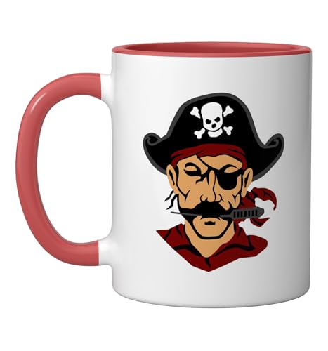 Pulaski County High School Maroons Ceramic Mug, Red/White, 11oz