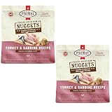 Primal Freeze Dried Raw Dog Food Nuggets, Turkey & Sardine, Complete & Balanced Meal, Also Use as Topper or Treat, Premium, Healthy, Grain Free, High Protein Raw Dog Food, 14 oz (Pack of 2)