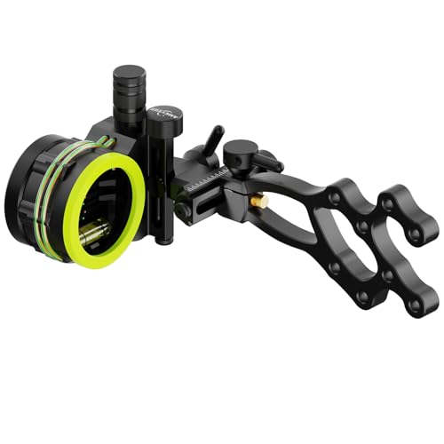 POEARCUS 5 Pin Compound Bow Sight with magnification lenses