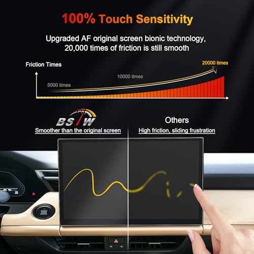 BSTW for 2026 Mazda CX-5 Screen Protector Matte ONLY for 2026 CX-5 2.5 S Premium Plus 15.6" Display for 2026 Mazda CX5 Accessories Anti-Glare Tempered Glass Protective Film (2026 CX-5 15.6-In Matte) by BSTW - Used condition - Image 6
