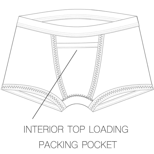 RODEOH Top-Loading Boxer Packing Underwear for FTM | Secure Multi-Layer Pouch | Soft Cotton Blend2