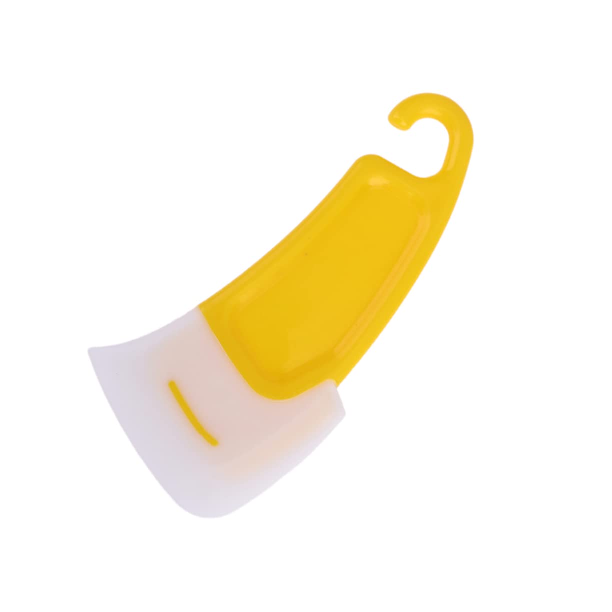 COLLBATH Ergonomic Handle Nonstick Pan Brush 2 Pc Silicone Scraper Pot Brush for Kitchen Dishwasher Safe Resistant Gum