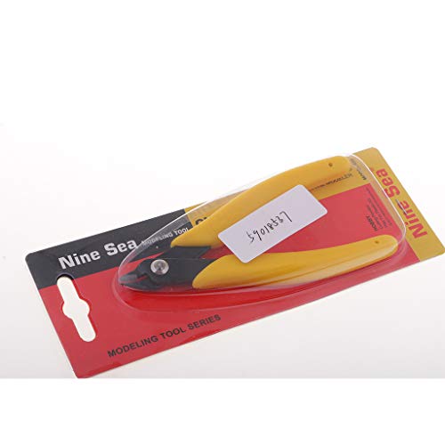 MOOSETOE 12.5cm Carbon Steel Mini Wire Cutter Flush Cut Pliers Micro Shear Flush Cutter Tool for Cutting Soft Wire