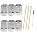 [6 Pack] Screens for Pax 2 Pax 3, [3+1] Pipe Cleaners Hard Bristle and Black Brush for Cleaning