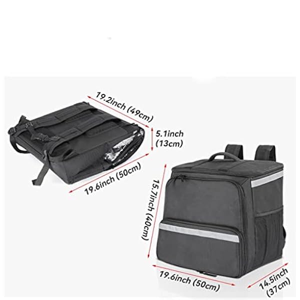 Isoleringspåse Aluminiumfolie Förtjockad Kallisolering Ryggsäck Utomhus kyld ispåse