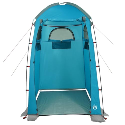 Canditree Outdoor Shower Tent Dressing Room Privacy Shelter Portable Tent for Camping Fishing Toilet Blue - Image 4