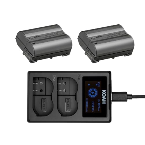 Nikon EN-EL15c Battery Pack with USB-C Charger (2-Pack)