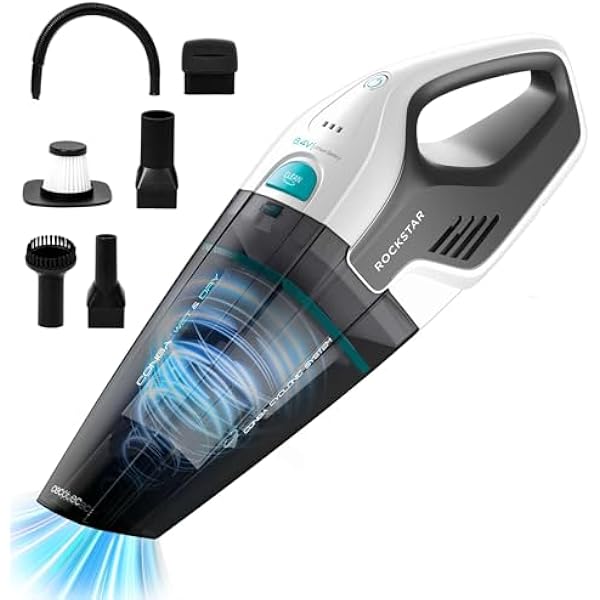 Cecotec Беспроводной ручной пылесос Conga Rockstar Hand 8 4 В X-Treme. 50 Вт 4 5 кПа литий-ионный аккумулятор 8 4 В циклонная технология без мешка для твердых частиц и жидкостей контейнер 500 мл набор насадок