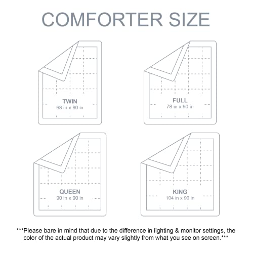 Swift Home Full Comforter - Lightweight & Extra Soft Down Alternative Bedding - All-Season Comfortable Bed Comforter - Wrinkle Fade Stain Resistant - Navy, Full #TOP5