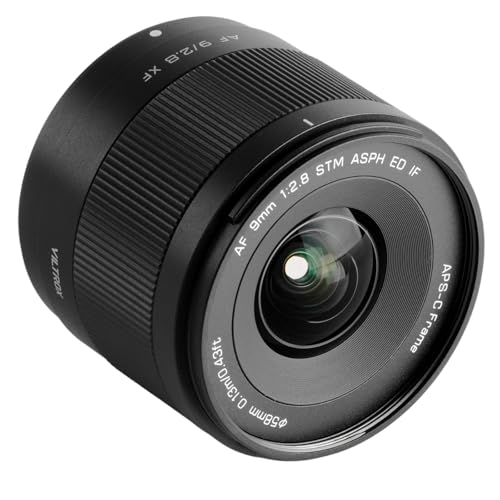 Image of VILTROX 9mm F2.8 XF-Mount APS-C Lens for Fuji, Ultra-Wide Auto Focus Prime Lens for Fujifilm Fuji X-Mount Cameras X-E4 X-E5 X-H1 X-Pro3 X-S10 X-T4 X-T30 XT30II X-T200 X-H2 X-H2S X-T5 X-S20 X-T50 X-M5