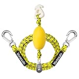 Boat Tow Rope with Stainless Steel, Floating Ropes for Towable Tubes, Towing Harness Pull Tubing Inflatables Thick Line, Boating Jet Ski Wakeboard Wakesurf Water Sports Kneeboard Accessories