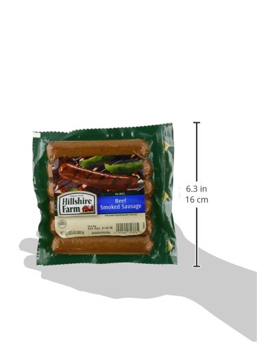 Hillshire Farm Beef Smoked Sausage Links, 5 Count