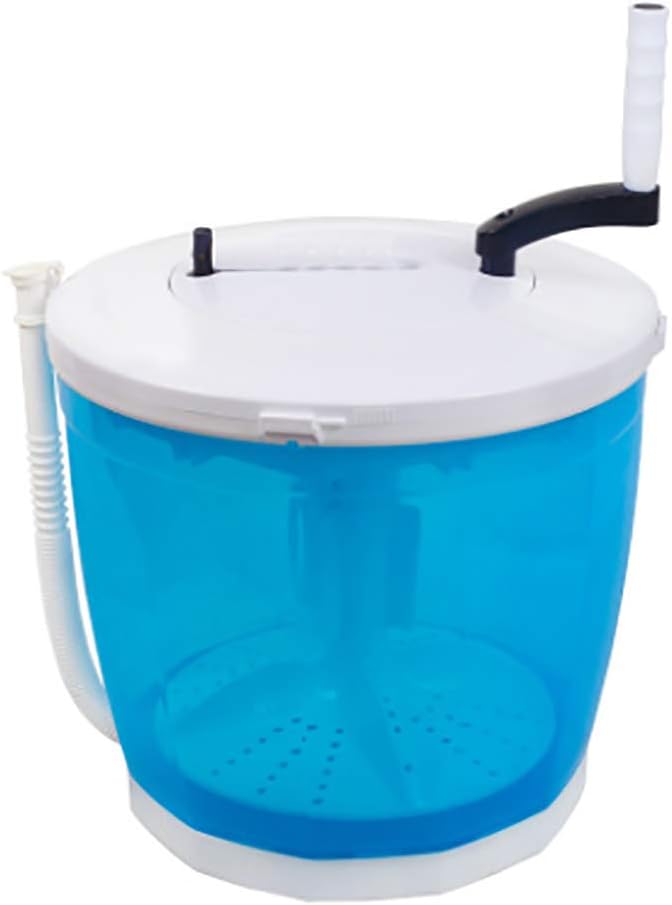 Mini Washing Machine, Portable Eco Washer Washing Machine,Hand-Operated Washing, Large 2 Litre Capacity, Clean, Rinse & Spin