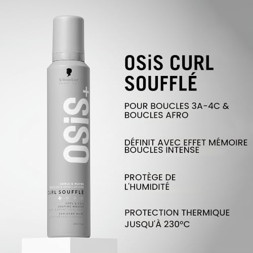 Mousse Définition Boucles Curl Soufflé OSIS+ Schwarzkopf 200ml - vue 7