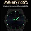 Men's Fashion Quartz Watches Ultra Thin Diamond Stainless Steel Watch Waterproof Luminous Wrist Watch