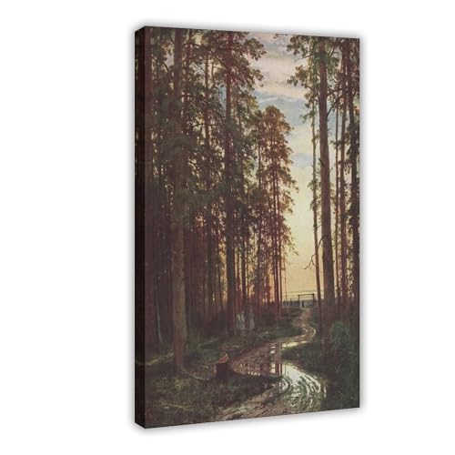 Impression sur toile Ivan Shishkin, décoration de salon