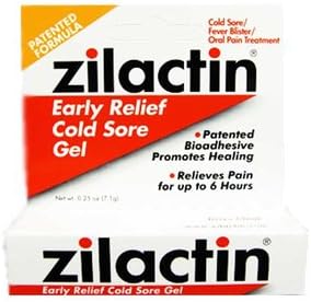 Zilactin Cold Sore Gel