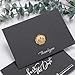 UNIQOOO Wildflower Wax Seal Stickers - Floral Wedding Invitation Envelope Seal Sticker, 50 Pcs Self- Adhesive Light Gold Field of Flowers Stickers, Perfect for Christmas, Gift Wrapping