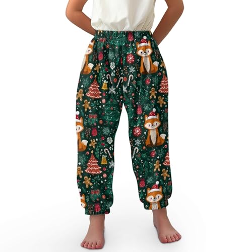 Image of Unisex Little Kids Yoga Trousers Bohemian Beach Pants Baggy Harem Activewear for Boys and Girls Age 3-10
