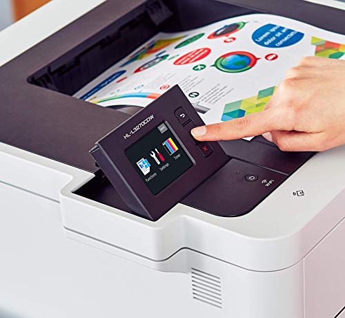 Brother Mfc-L8900Cdw Business Color Laser All-In-One Printer, Print Scan Copy Fax, Automatic 2-Sided Printing, 5 Inch Color Touchscreen, 250-Sheet, 512Mb, Bundle With Jawfoal Printer Cable #TOP7