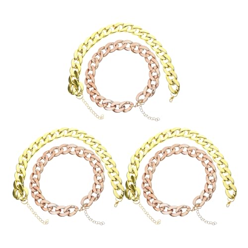 STOBOK ���p��փ`�F�[�� ���߉\�y�b�g�p�`���[�J�[�l�b�N���X �y�ʑ����`�F�[�� ���^�������t�@�b�V���� ��� ����U����C�x���g�p 6