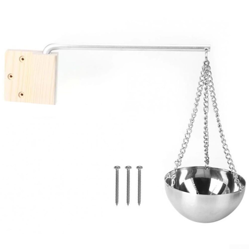Edelstahl Sauna Verdampferschale 20cm Fichtenholz