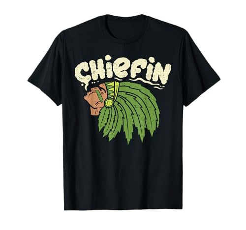 Chiefin Cannabis 420 THC Smoker T-Shirt