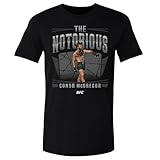500 LEVEL Conor McGregor UFC Shirt - Conor McGregor Strut WHT (Black, Medium)