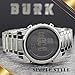 BURK 1611SI Men's Watches Women Unisex Digital Watch Fashion Sports Stainless Steel Waterproof Wristwatch Fashion Luxury